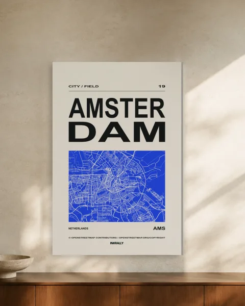 Amsterdam / City Field styled in an interior