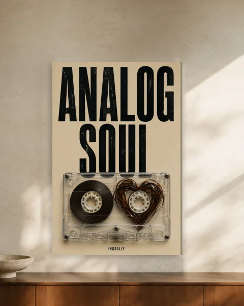 Analog Soul styled in an interior