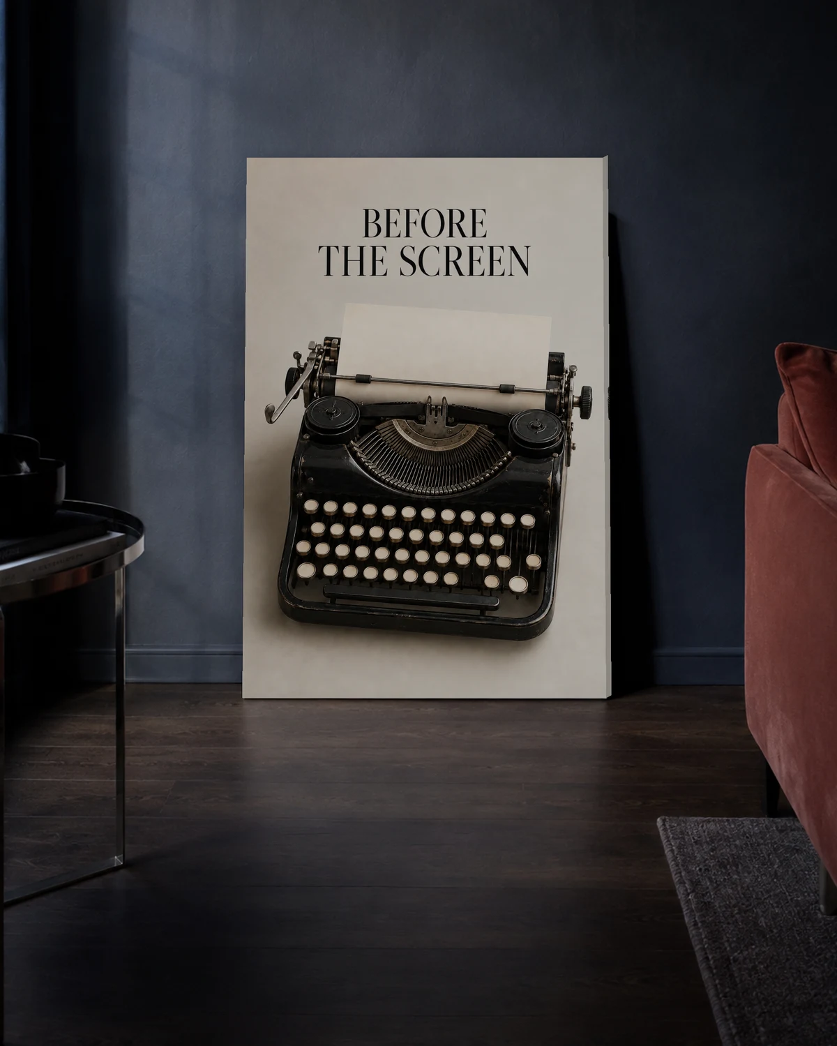 Before The Screen — A relaxed living-room setting