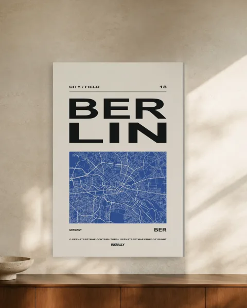 Berlin / City Field styled in an interior