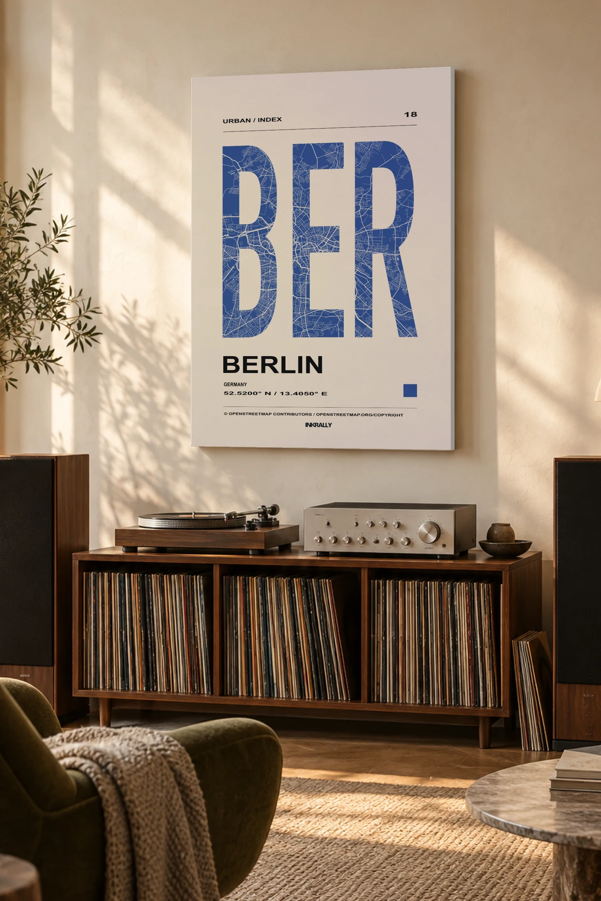 Berlin / Urban Index — A considered listening room with warm natural light