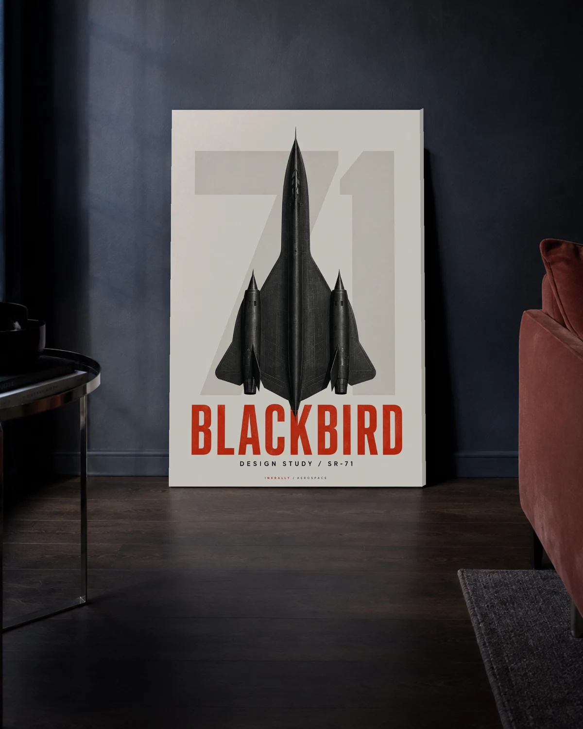 Blackbird Study — A richer evening setting.