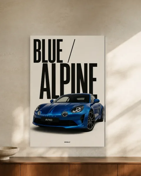 Blue Alpine styled in an interior