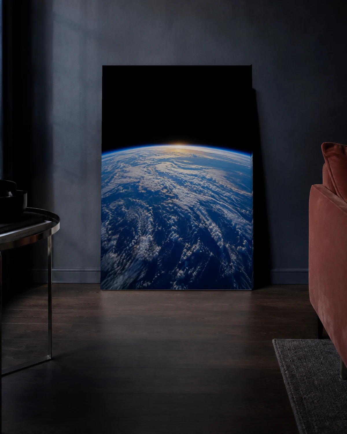 Blue Distance — A richer evening setting.