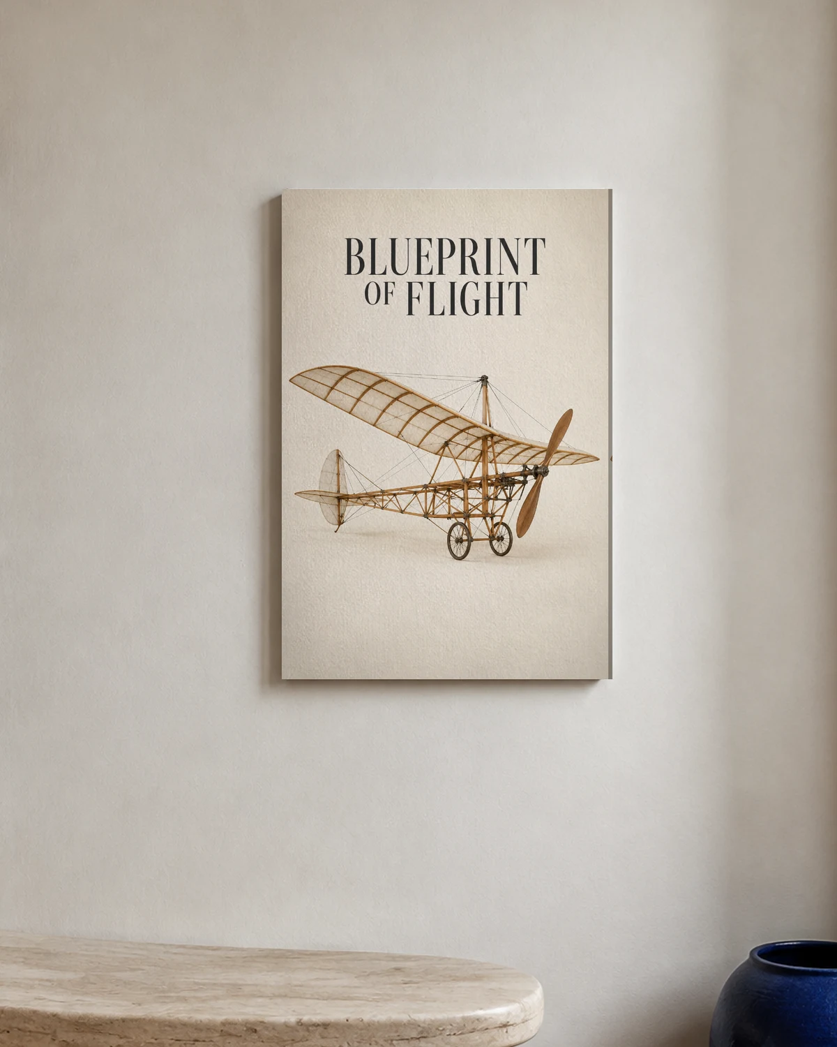 Blueprint Of Flight — A bright entryway with natural textures