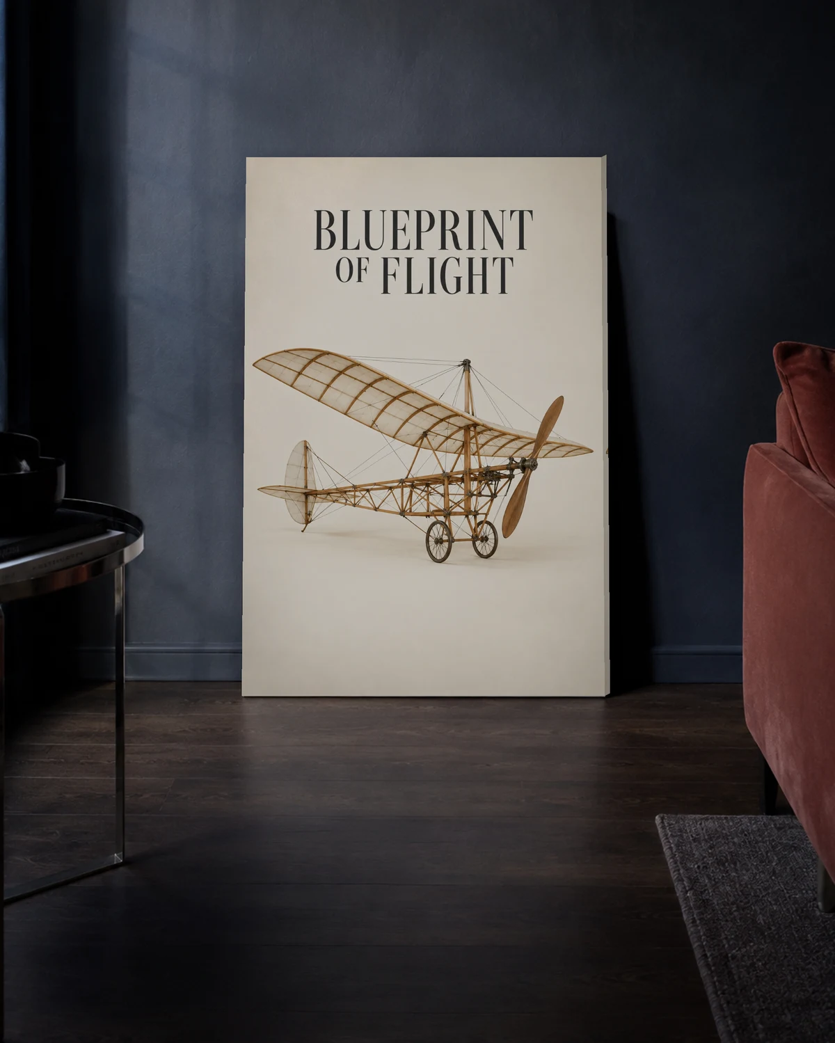 Blueprint Of Flight — A relaxed living-room setting