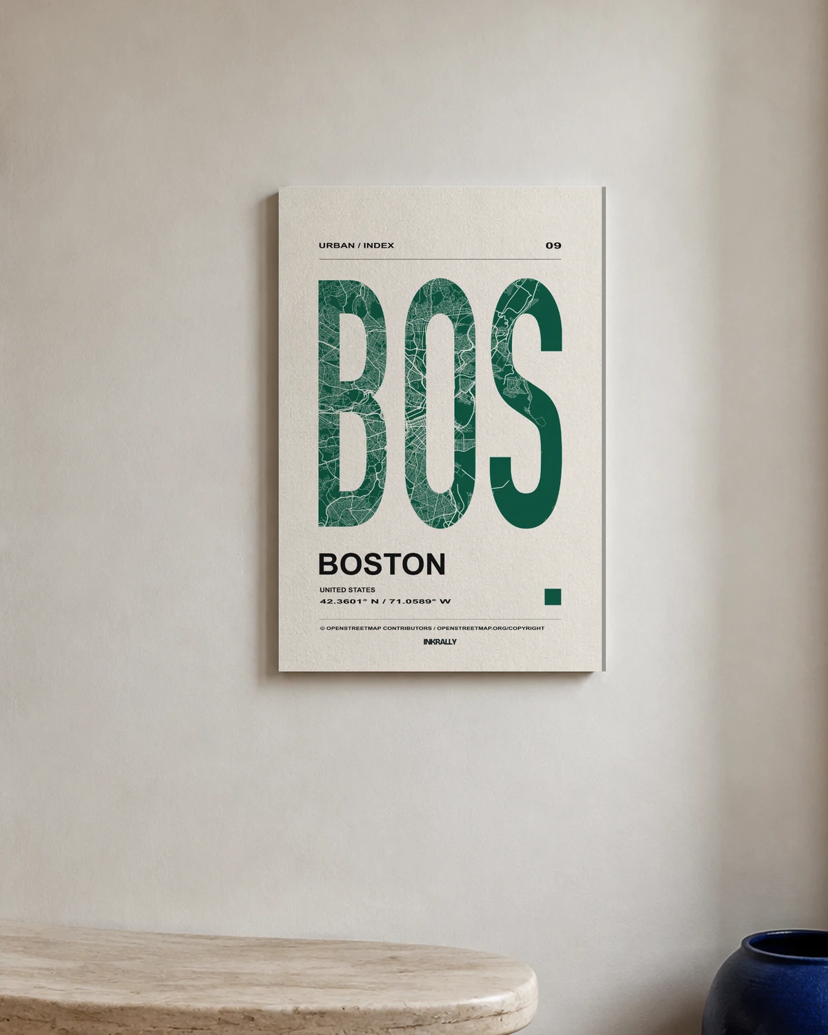 Boston / Urban Index — A bright entryway with natural textures