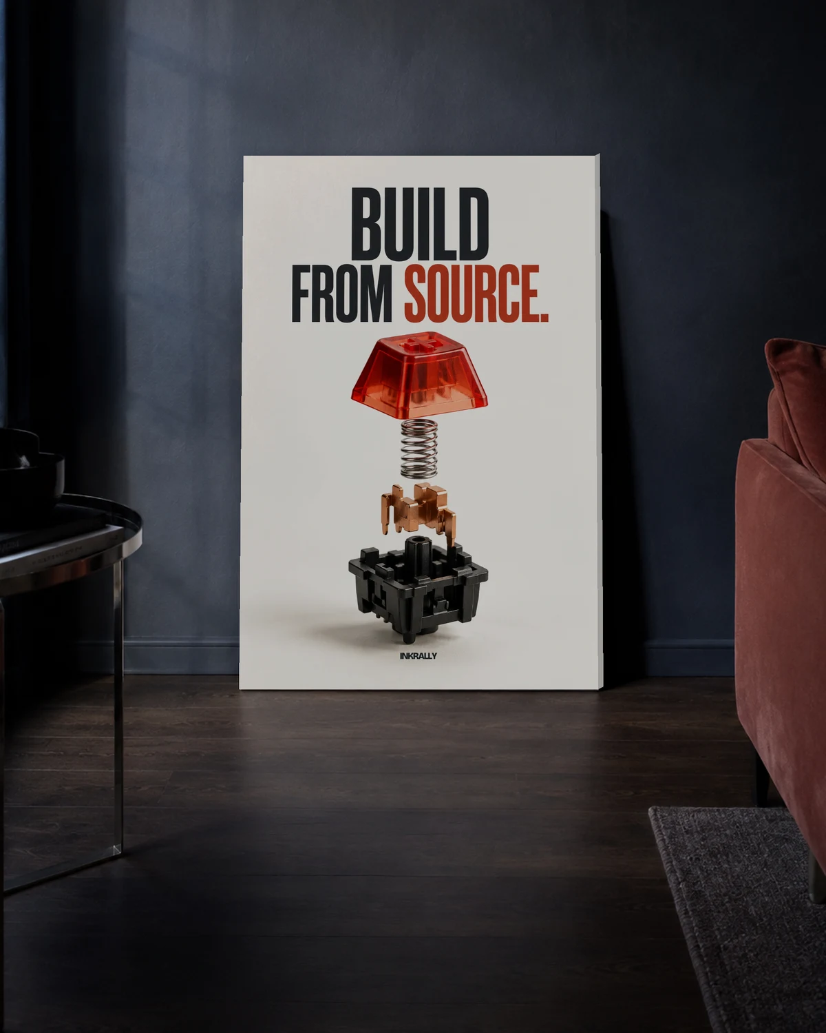 Build From Source — A relaxed living-room setting