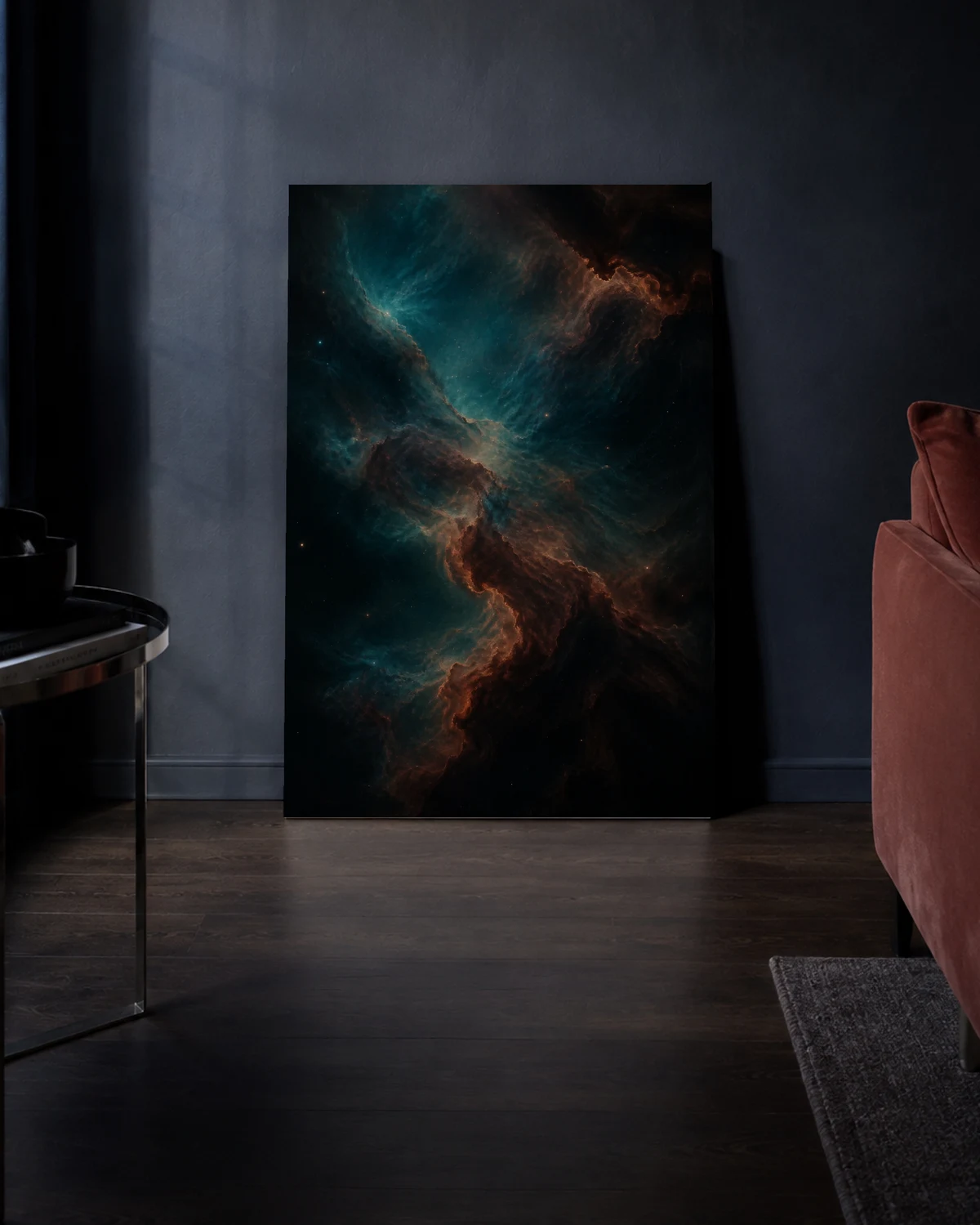 Celestial Drift — A richer evening setting.