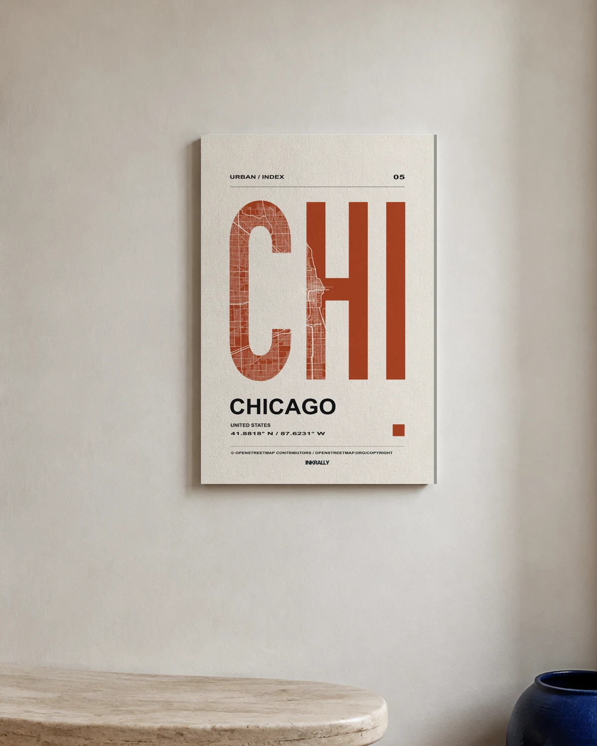 Chicago / Urban Index — A bright entryway with natural textures