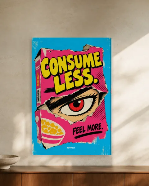 Consume Less styled in an interior