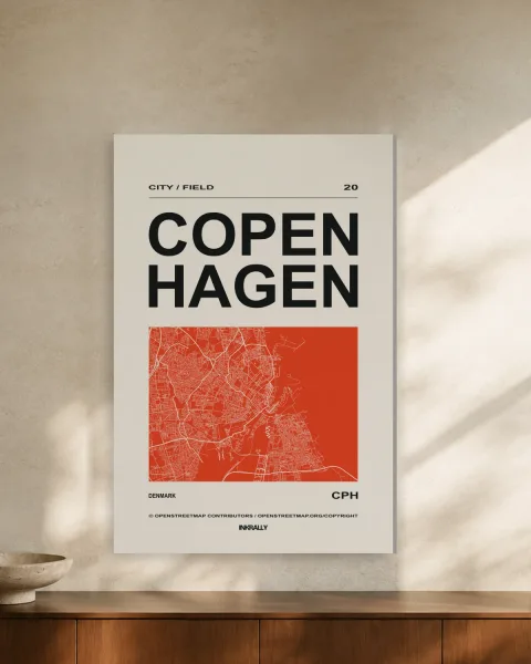 Copenhagen / City Field styled in an interior