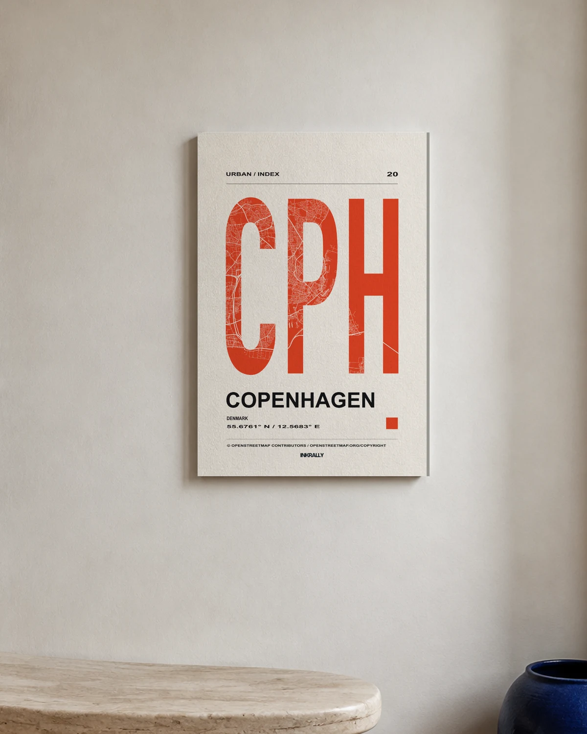 Copenhagen / Urban Index — A bright entryway with natural textures
