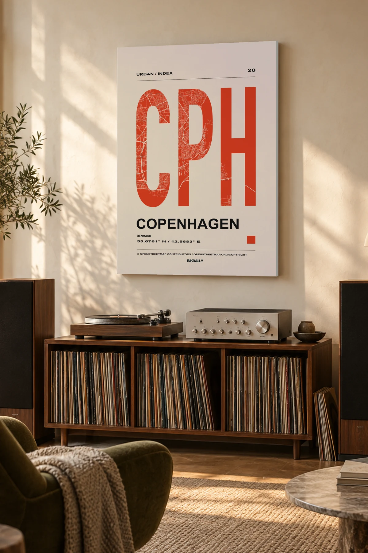 Copenhagen / Urban Index — A considered listening room with warm natural light
