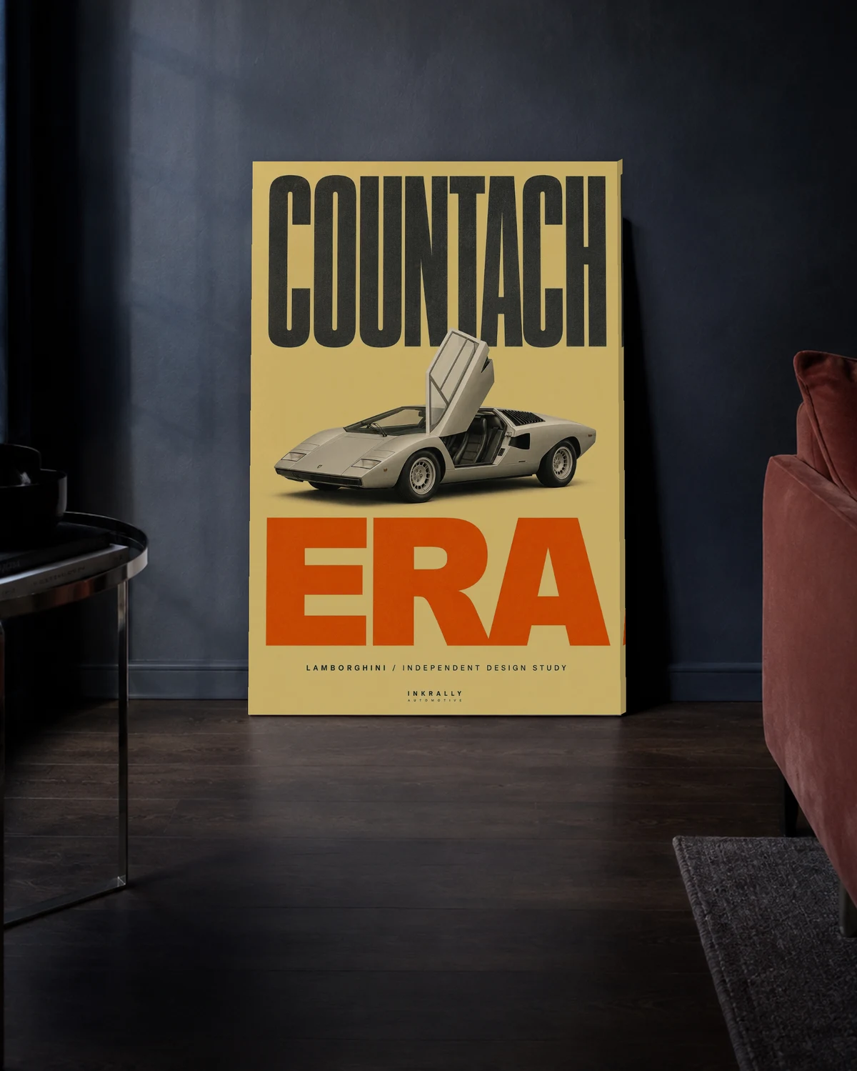 Countach Era — A richer evening setting.
