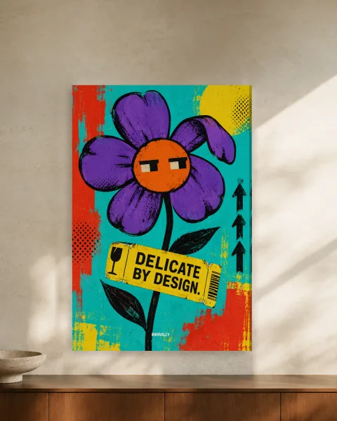 Delicate By Design styled in an interior