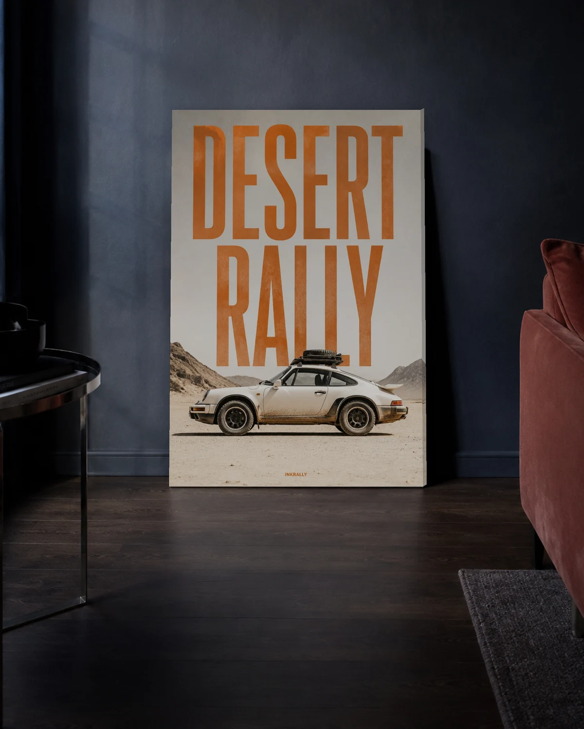 Desert Rally — A richer evening setting.