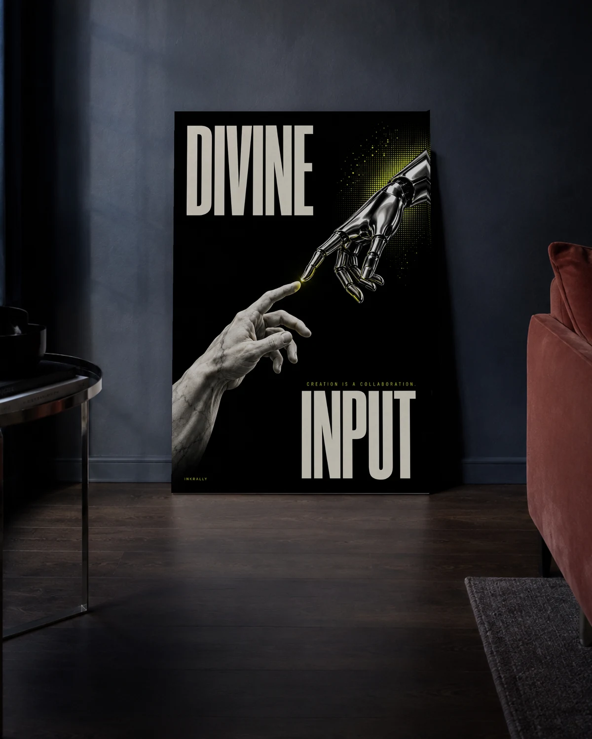 Divine Input — A considered canvas for a contemporary living space