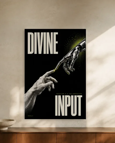 Divine Input styled in an interior
