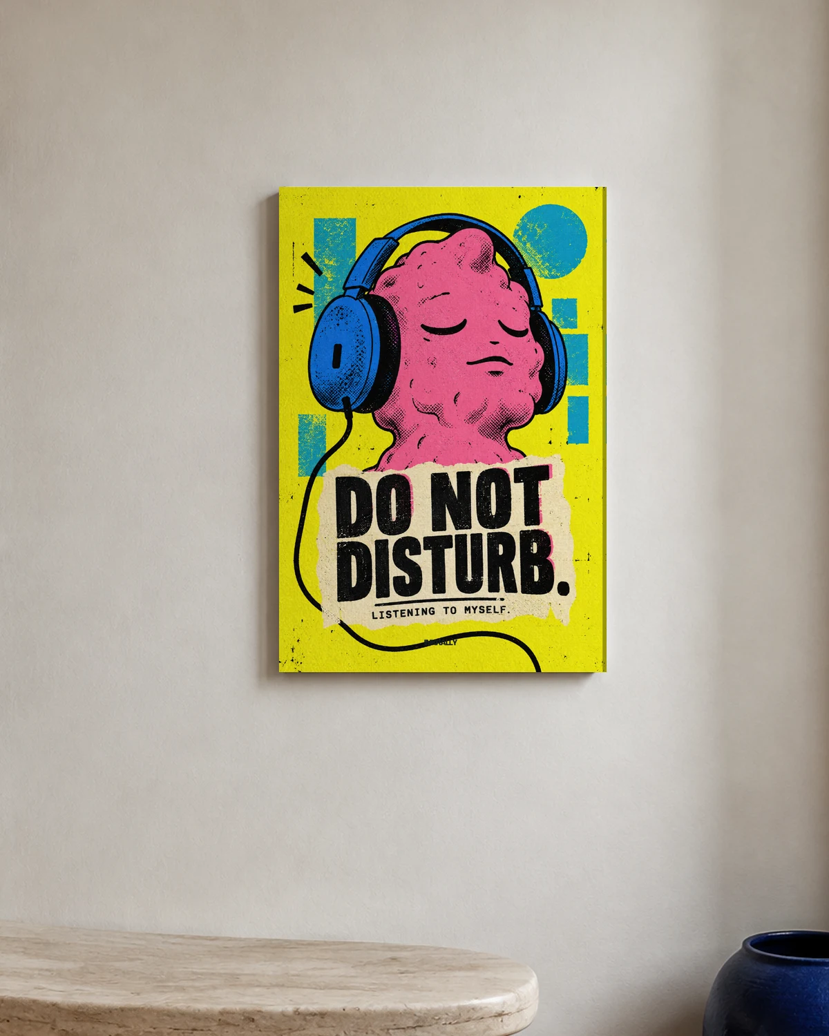 Do Not Disturb — A bright entryway with natural textures