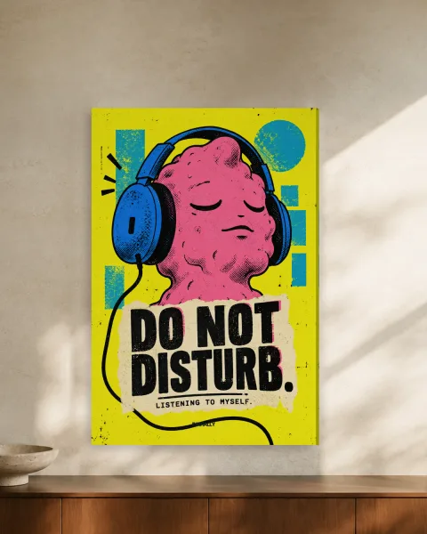 Do Not Disturb styled in an interior