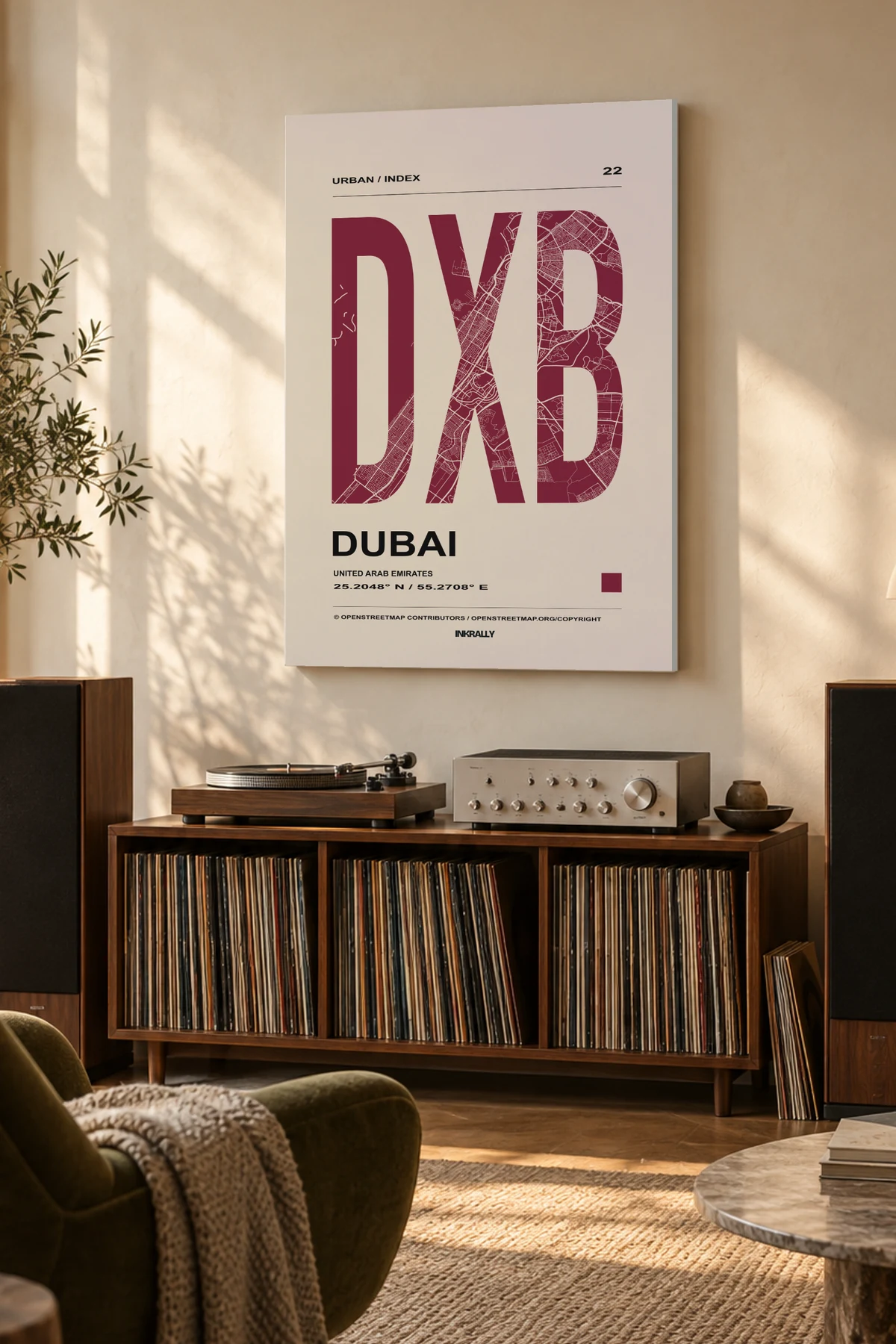 Dubai / Urban Index — A considered listening room with warm natural light