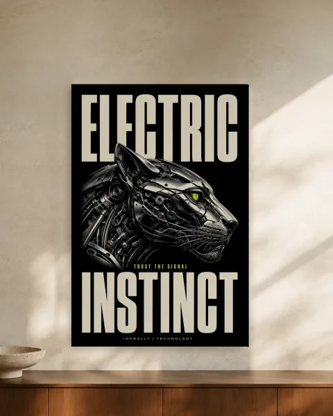 Electric Instinct styled in an interior