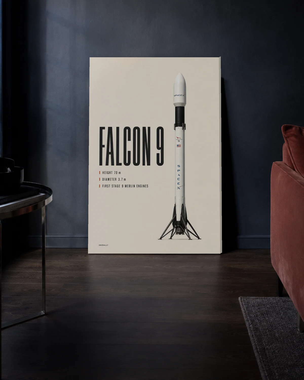 Falcon 9 / Flight Spec — A richer evening setting.