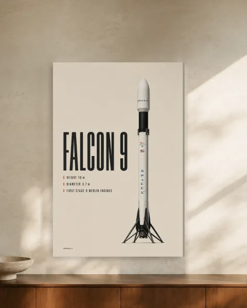 Falcon 9 / Flight Spec styled in an interior