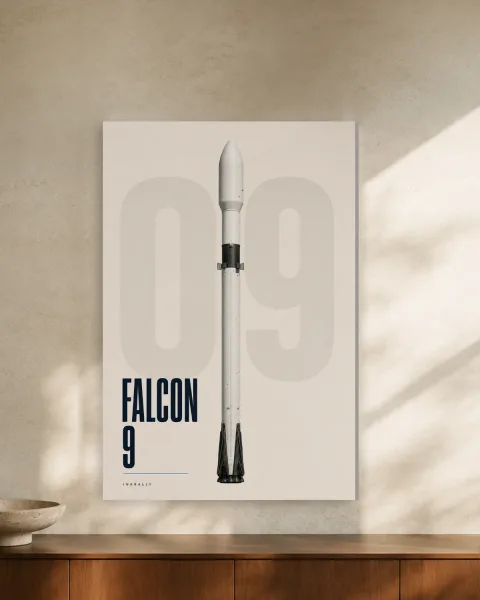 Falcon Nine styled in an interior