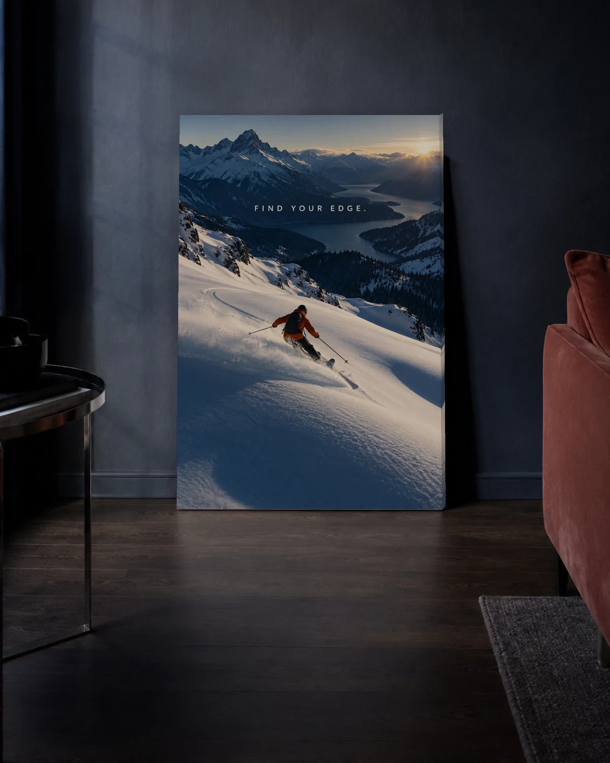 Find Your Edge — A relaxed living-room setting