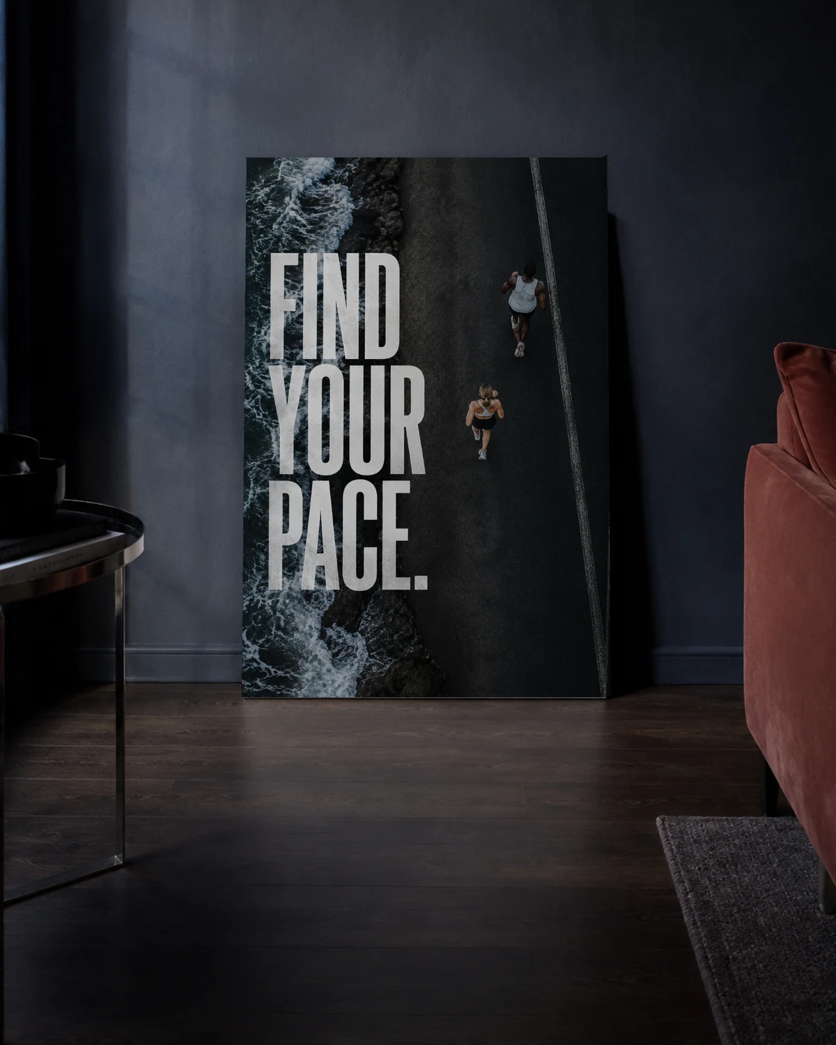 Find Your Pace — A richer evening setting.