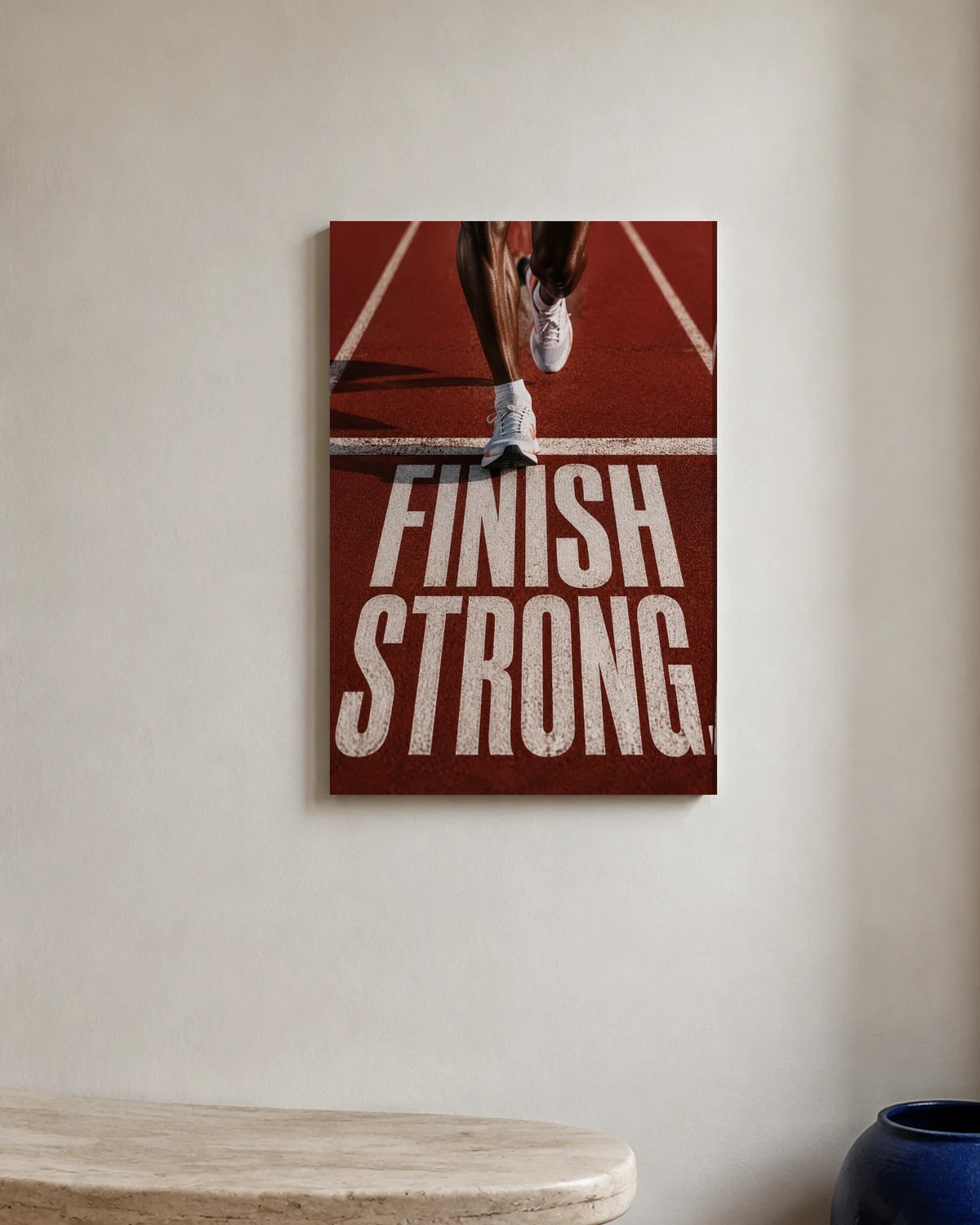 Finish Strong — A brighter everyday backdrop.