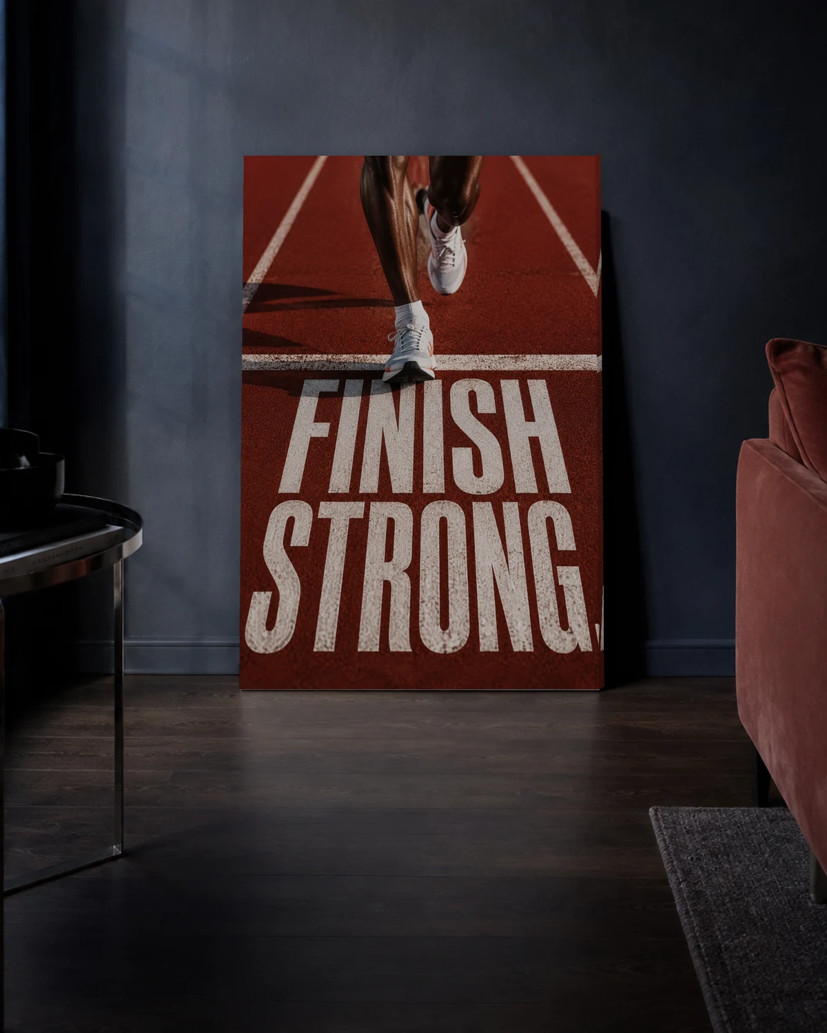 Finish Strong — A richer evening setting.