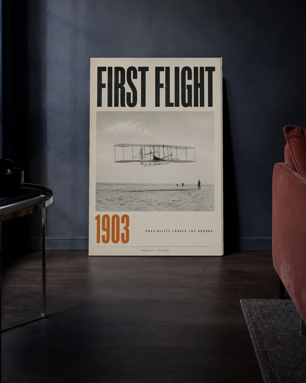 First Flight — A richer evening setting.