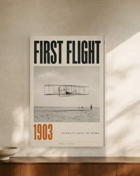 First Flight styled in an interior