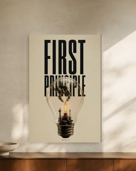 First Principle styled in an interior
