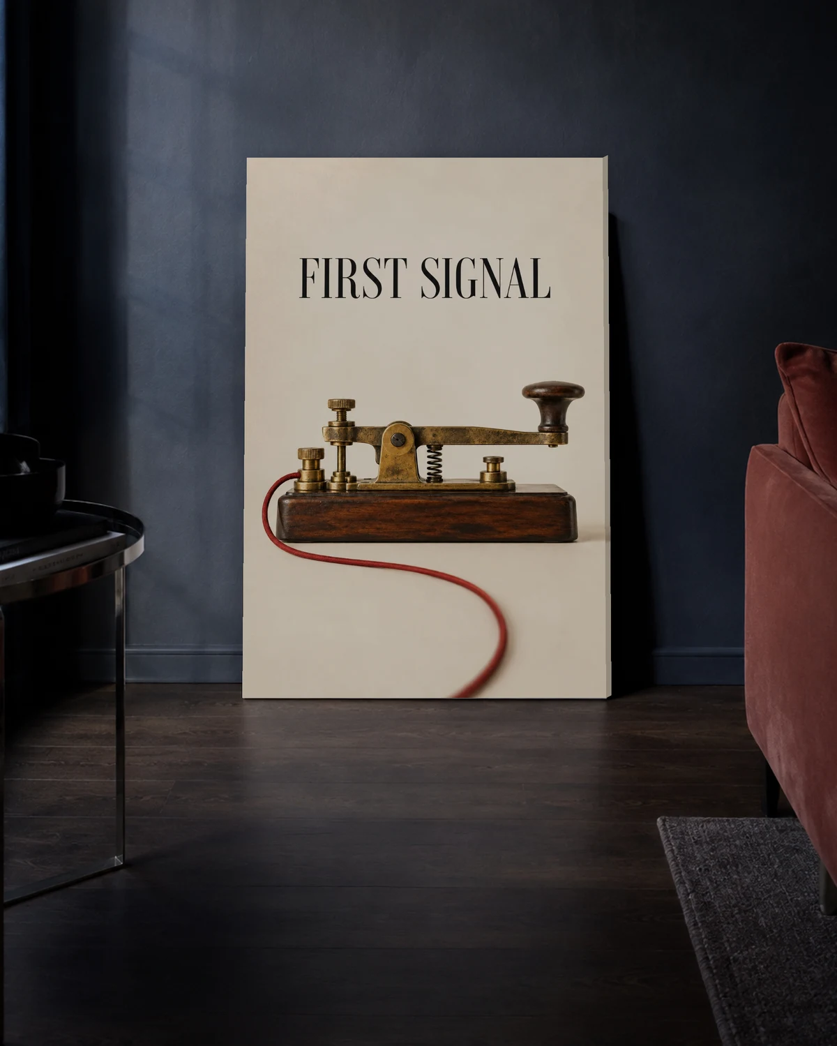 First Signal — A relaxed living-room setting