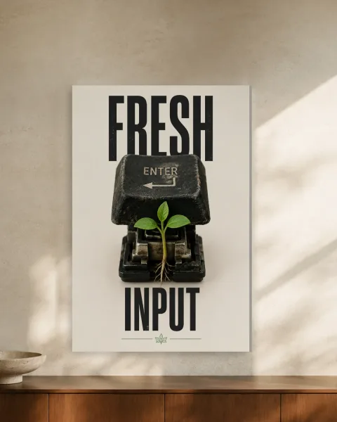 Fresh Input styled in an interior