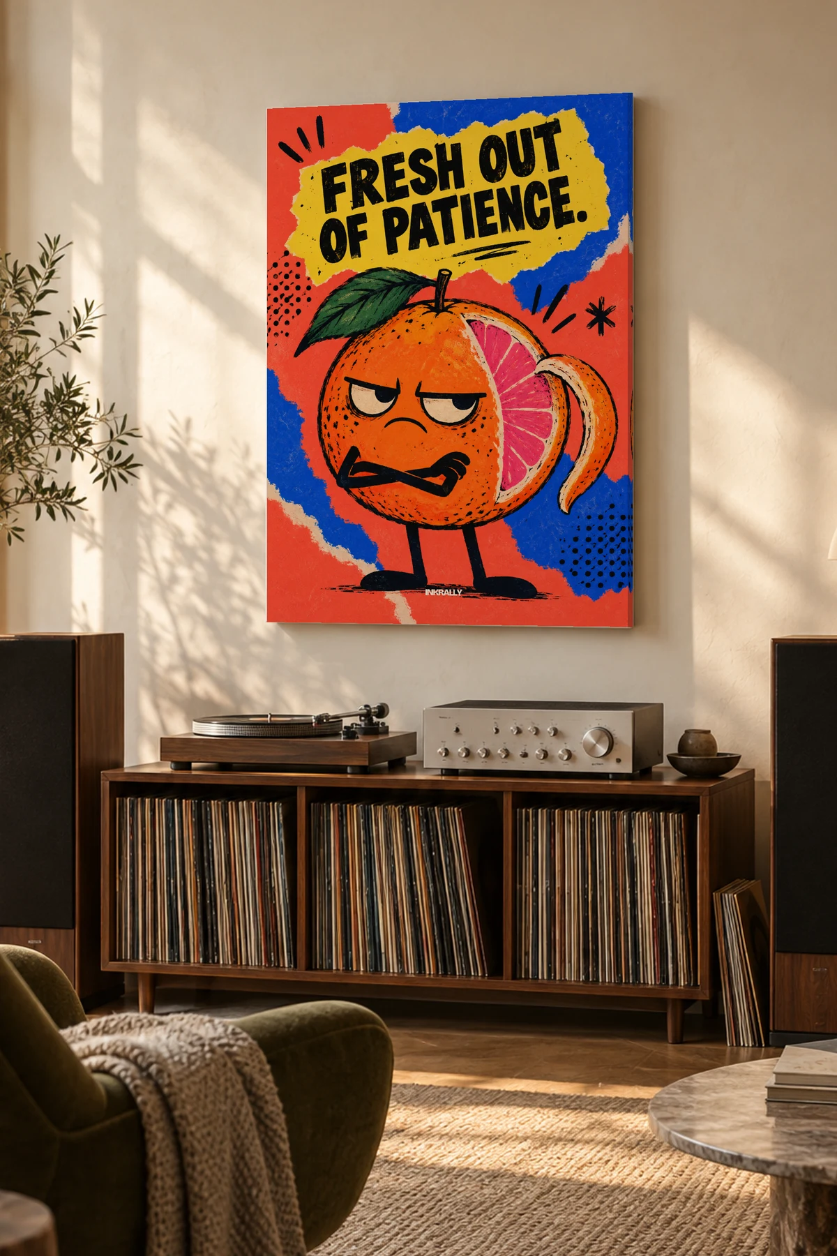 Fresh Out — A considered listening room with warm natural light
