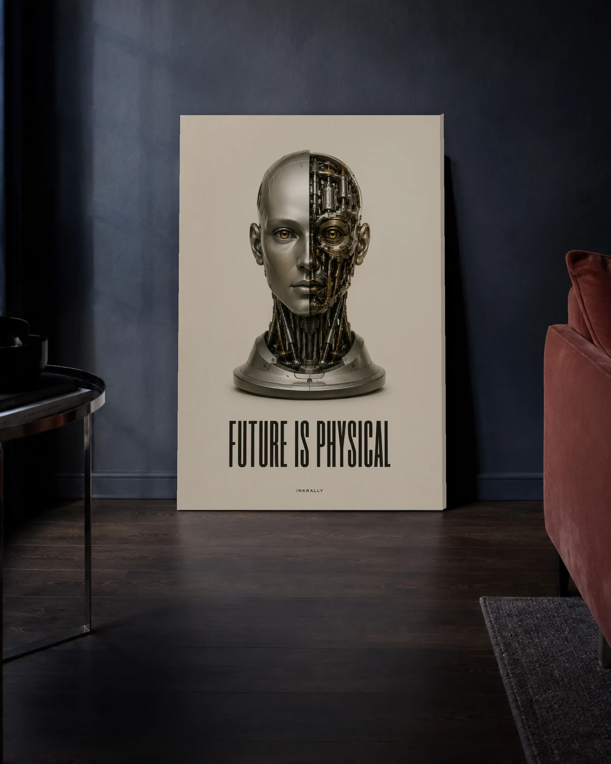 Future Is Physical — A richer evening setting.
