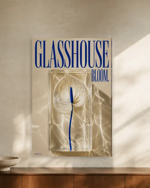 Glasshouse Bloom styled in an interior