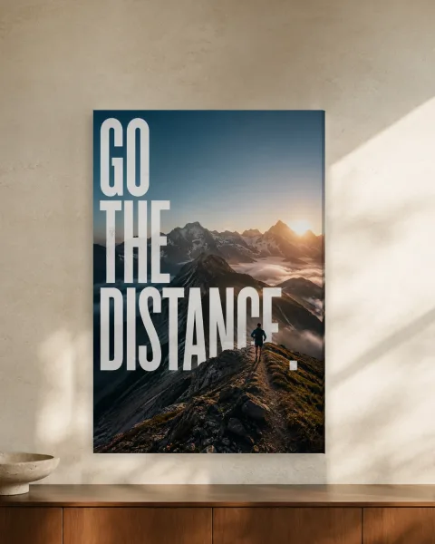 Go the Distance styled in an interior