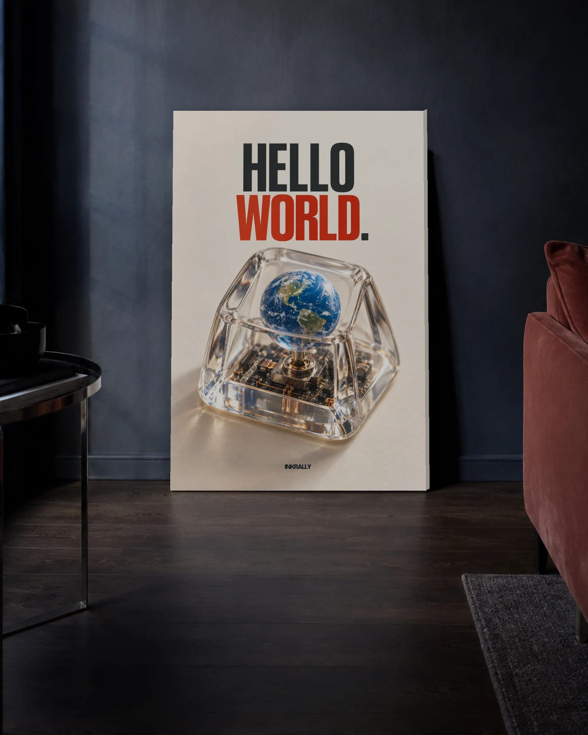 Hello World — A relaxed living-room setting