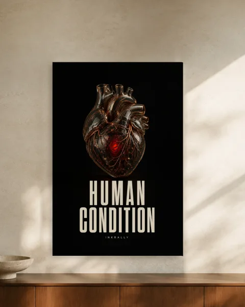 Human Condition styled in an interior