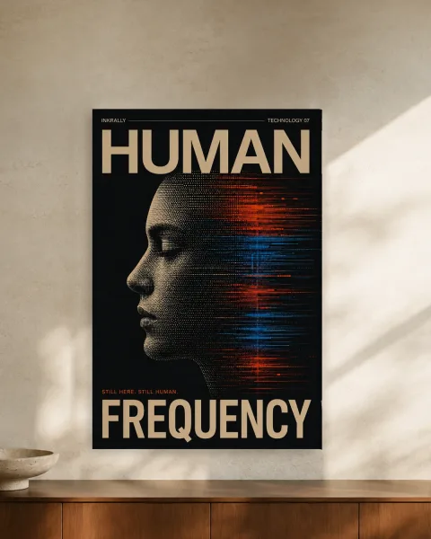 Human Frequency styled in an interior