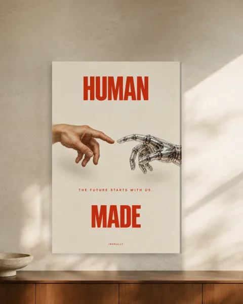 Human Made styled in an interior