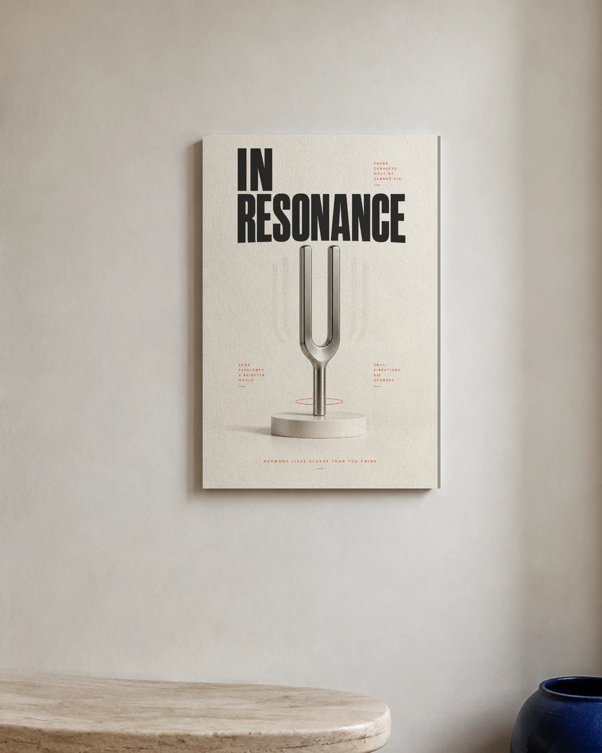 In Resonance — A bright entryway with natural textures