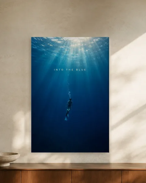 Into The Blue styled in an interior