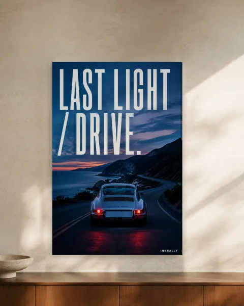Last Light Drive styled in an interior